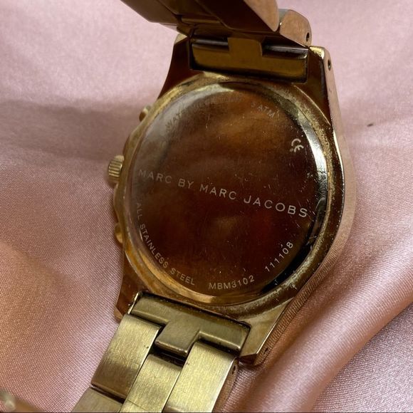 Marc Jacobs 5ATM Diamond Markers Rose Gold Watch - Picture 6 of 11